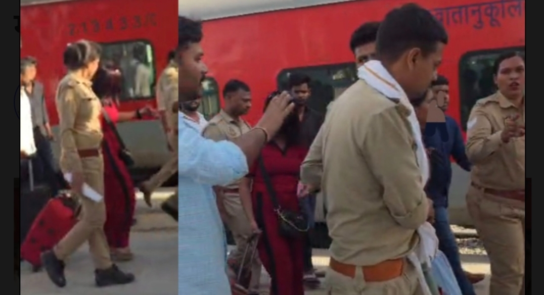 आजमगढ़ रेलवे स्टेशन पर संदिग्ध मानव तस्करी का मामला