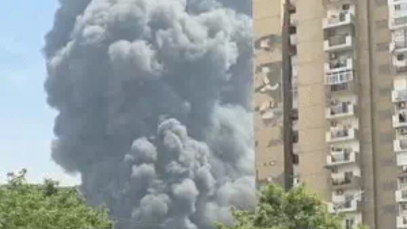 गाजियाबाद में 500 झुग्गियों में भीषण आग