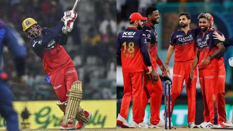 बेंगलुरु की घर में बड़ी जीत, पहली बार लखनऊ को चिन्नास्वामी में हराया