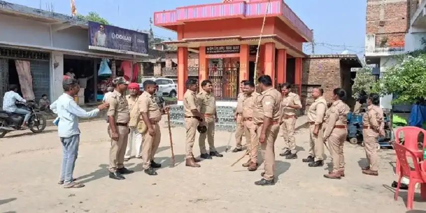 मंदिर परिसर में आपत्तिजनक वस्तु फेंकने का मामला, आरोपी किशोर हिरासत में