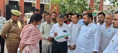 गाजीपुर कांड पर विश्वकर्मा समाज का प्रदर्शन, आरोपियों की गिरफ्तारी व मुआवजे की मांग