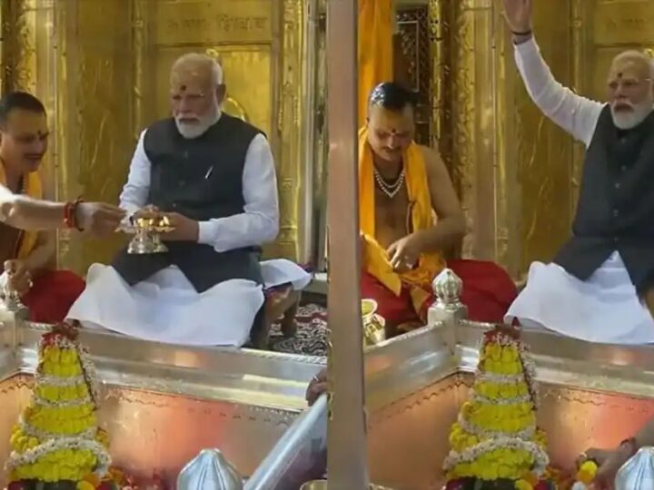 काशी में आस्था और जनसैलाब का संगम, 14 किमी रोड शो में गूंजा ‘हर-हर महादेव’