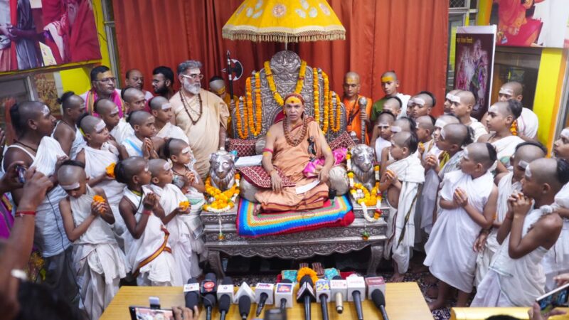 क्या गौमांस के व्यापार से ही भारत के उदर की पूर्ति होगी:शंकराचार्य