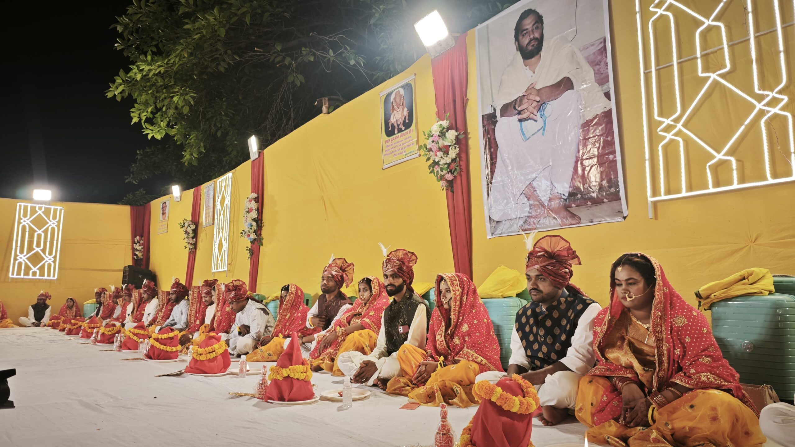 अघोराचार्य के ‘अवतरण दिवस’ पर 55 कन्याओं का  हुआ सामूहिक विवाह