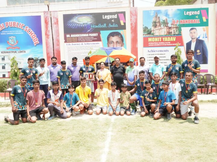 वाराणसी में सत्यभामा पाण्डेय मेमोरियल जिला हैंडबॉल प्रतियोगिता 2026 सम्पन्न, श्यामा हैंडबॉल अकादमी बनी चैंपियन