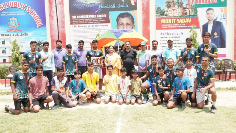 वाराणसी में सत्यभामा पाण्डेय मेमोरियल जिला हैंडबॉल प्रतियोगिता 2026 सम्पन्न, श्यामा हैंडबॉल अकादमी बनी चैंपियन