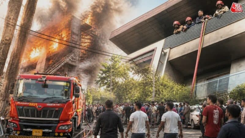 नई दिल्ली : विवेक विहार में एसी ब्लास्ट से 9 की मौत