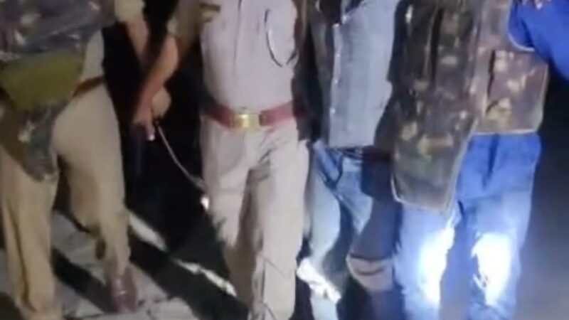 मनीष हत्याकांड के फरार आरोपियों से पुलिस की मुठभेड़, दो बदमाश घायल