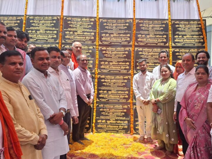 गंगापुर नगर पंचायत में 2 करोड़ के 28 विकास कार्यों का लोकार्पण