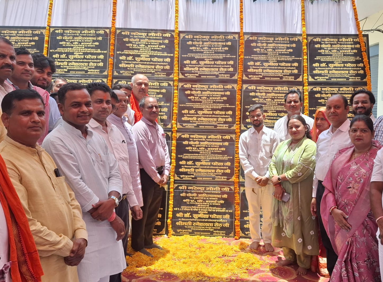 गंगापुर नगर पंचायत में 2 करोड़ के 28 विकास कार्यों का लोकार्पण