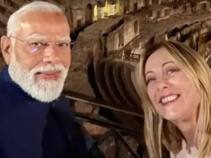 रोम में दिखी मोदी-मेलोनी की दोस्ती, PM के स्वागत में इटली PM ने शेयर की सेल्फी