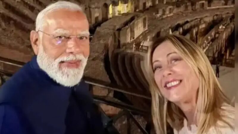 रोम में दिखी मोदी-मेलोनी की दोस्ती, PM के स्वागत में इटली PM ने शेयर की सेल्फी