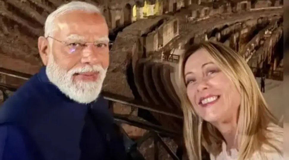 रोम में दिखी मोदी-मेलोनी की दोस्ती, PM के स्वागत में इटली PM ने शेयर की सेल्फी