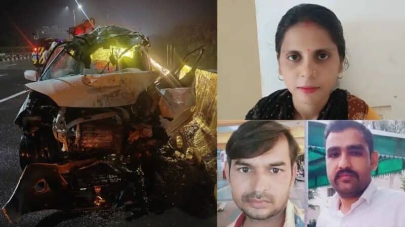 ईस्टर्न पेरिफेरल पर हादसा, तीन की मौत