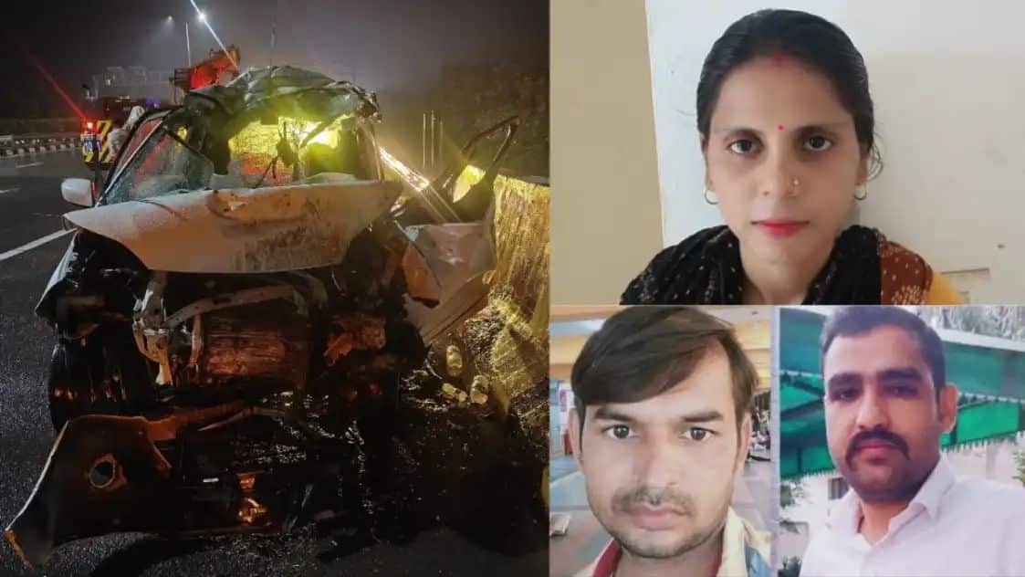 ईस्टर्न पेरिफेरल पर हादसा, तीन की मौत
