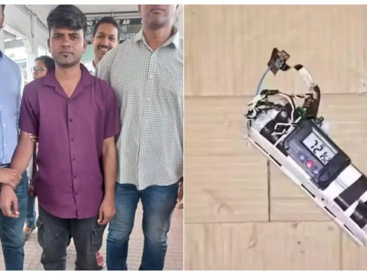 अस्पताल के टॉयलेट में बम रखने वाला आरोपी नागपुर स्टेशन से गिरफ्तार