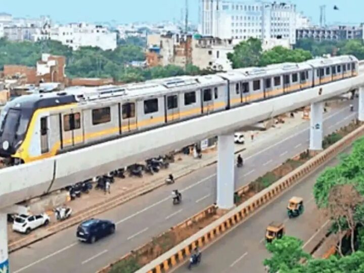 आगरा मेट्रो पर पेड़ों की रोक, निरीक्षण के बाद फैसला