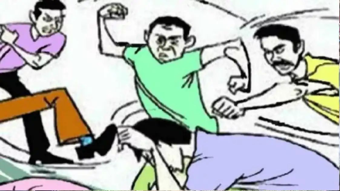 प्रेमिका से मिलने पहुंचे युवक की पिटाई, पुलिस के हवाले