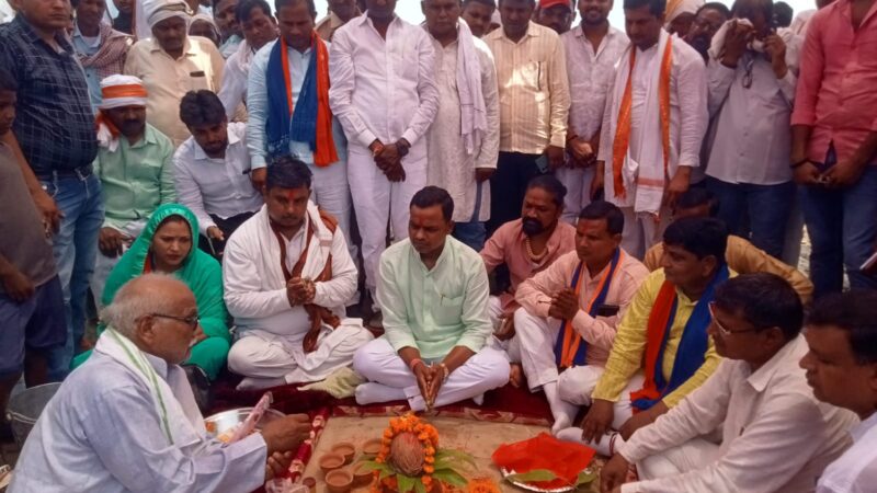 19.68 करोड़ की लागत से बनेगा वरुणा सेतु, विधायक डॉ. सुनील पटेल ने किया शिलान्यास