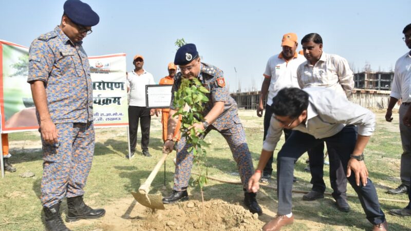 विश्व पर्यावरण दिवस पर एनडीआरएफ ने लगाए 1500 पौधे