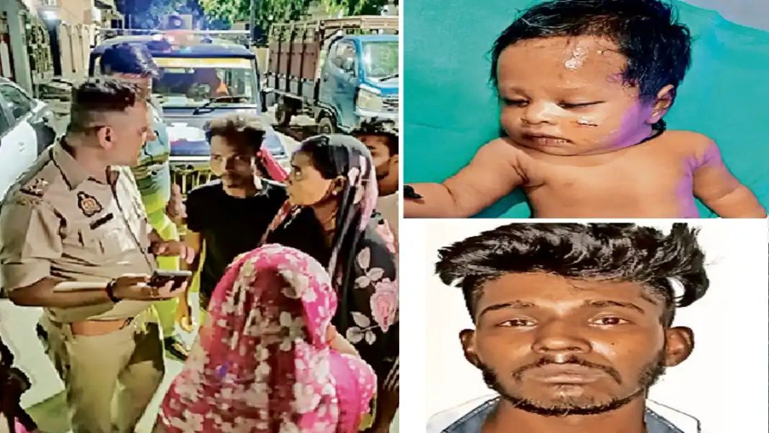 दादा की गोद से मासूम को छीनकर तीन बार पटका