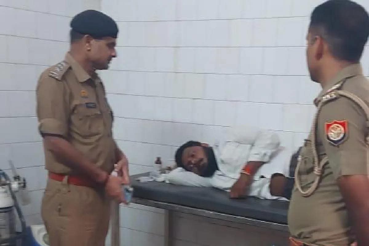 चंदौली में पुलिस और बदमाशों  के बीच मुठभेड़, घायल बदमाश समेत दो गिरफ्तार