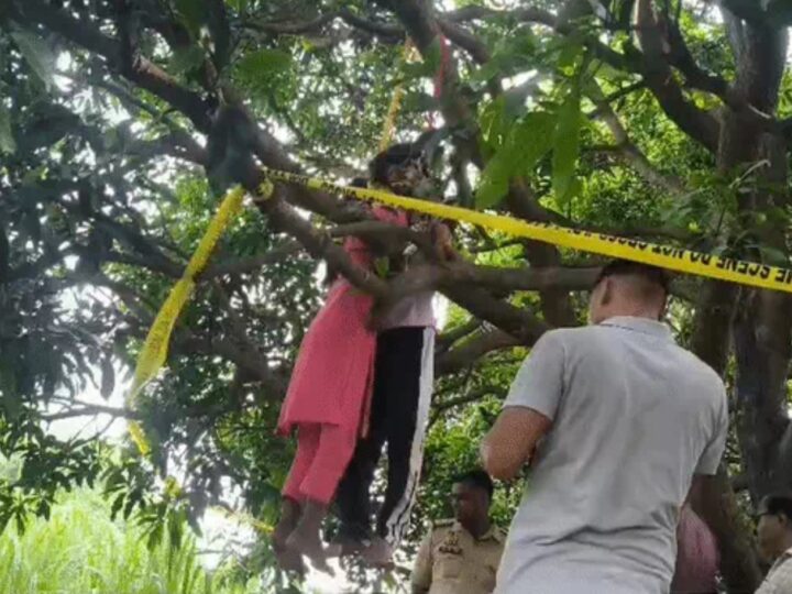पेड़ पर फंदे से लटके मिले प्रेमीयुगल