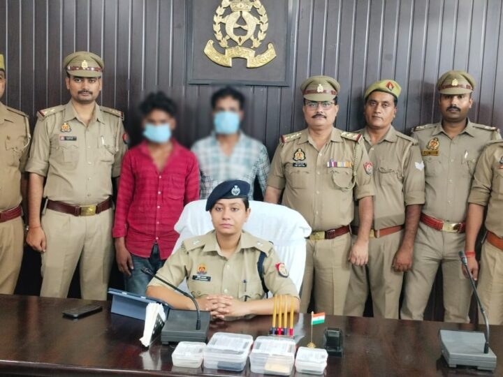 लालपुर: बुजुर्ग महिला से छिनैती करने वाले दो गिरफ्तार