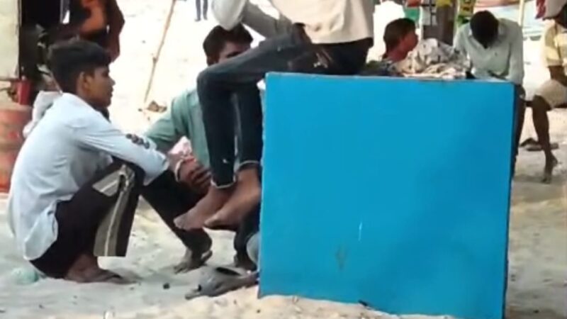 गंगा पार रेता क्षेत्र बना नशेड़ियों का अड्डा?