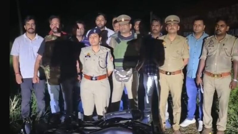 रोहनिया : पुलिस मुठभेड़ में किराना व्यापारी हत्याकांड के दो शूटर गिरफ्तार