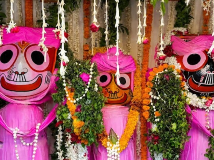 84 घाटों के गंगाजल से भगवान जगन्नाथ का महाअभिषेक