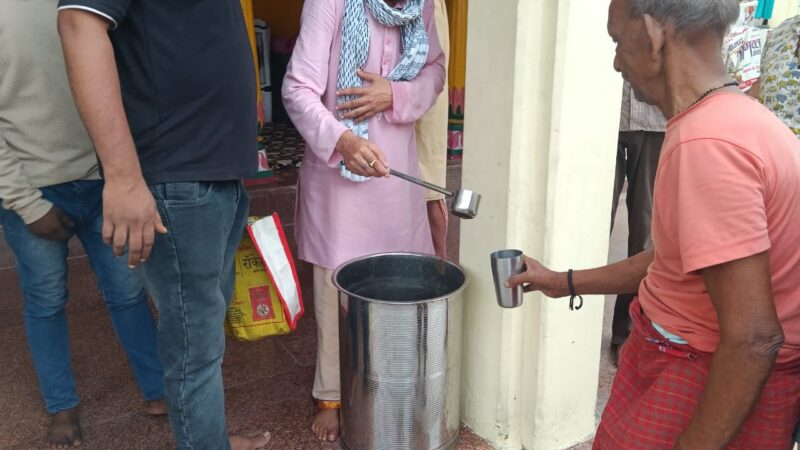 भगवान जगन्नाथ को लगा काढ़े का भोग