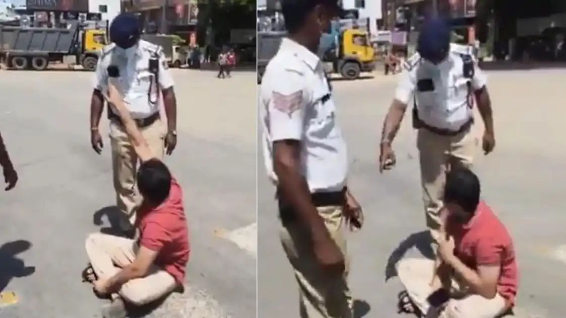 वीआईपी मूवमेंट से रुका ट्रैफिक, गर्भवती पत्नी के साथ फंसे युवक ने सड़क पर दिया धरना