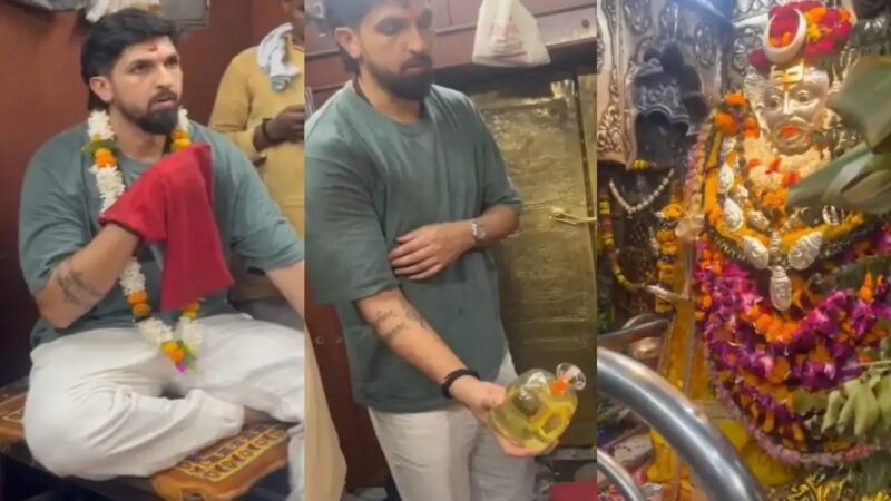 गंगा आरती में शामिल हुए ईशांत शर्मा
