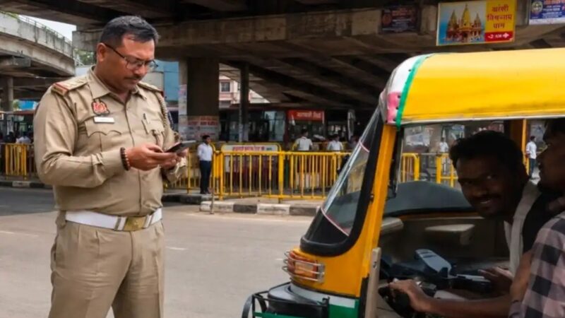 सिटी परमिट और बारकोड नियम तोड़ने पर 40 वाहन सीज, ट्रैफिक पुलिस की सख्ती