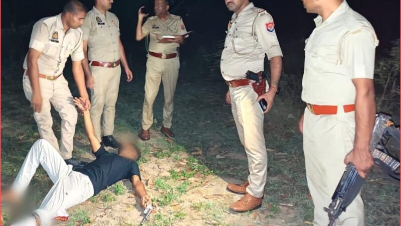 गाजीपुर : पुलिस मुठभेड़ में शातिर असलहा तस्कर के पैर में लगी गोली, साथी समेत गिरफ्तार