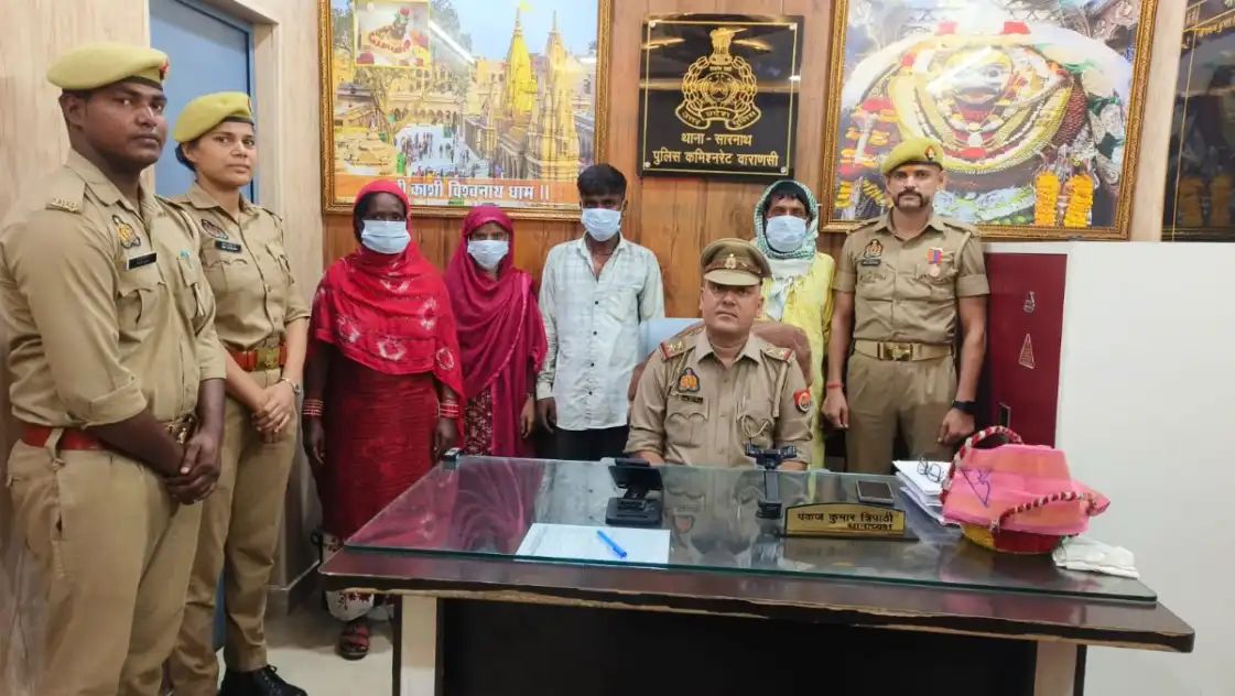 सारनाथ में किशोरी को देह व्यापार कराने के मामले में चार गिरफ्तार