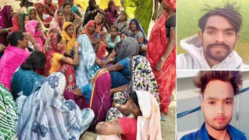 सब्जी लदी पिकअप और बाइक की आमने-सामने भिड़ंत