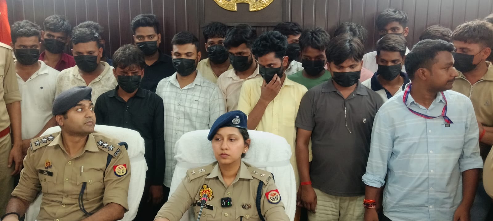 नौकरी का झांसा देकर करोड़ों की साइबर ठगी करने वाले 19 शातिर गिरफ्तार