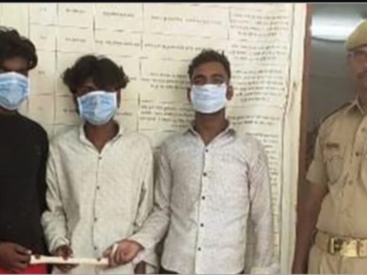 ट्रकों के टायर चोरी करने वाले तीन शातिर चोरों को दबोचा