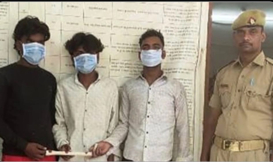 ट्रकों के टायर चोरी करने वाले तीन शातिर चोरों को दबोचा