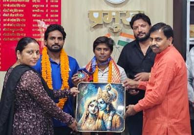 अंतरराष्ट्रीय कुराश खिलाड़ी प्रीति पटेल का हुआ सम्मान