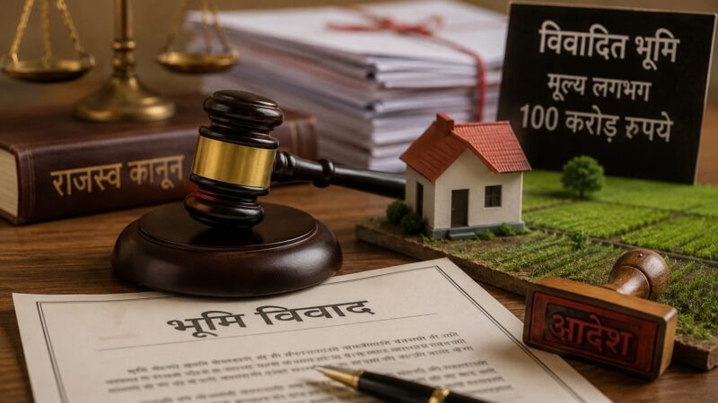 100 करोड़ की जमीन के राजस्व आदेश पर उठे सवाल, निष्पक्ष जांच की मांग