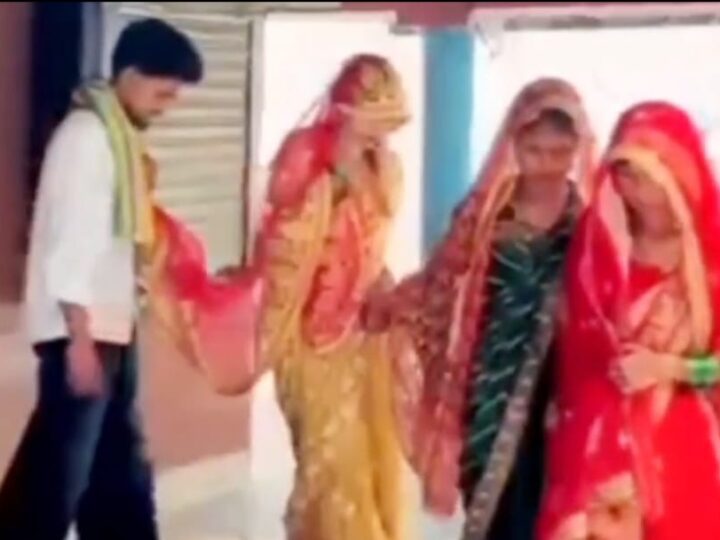 अमरोहा में एक युवक से तीन सगी बहनों की शादी का वीडियो वायरल, पुलिस ने शुरू की जांच