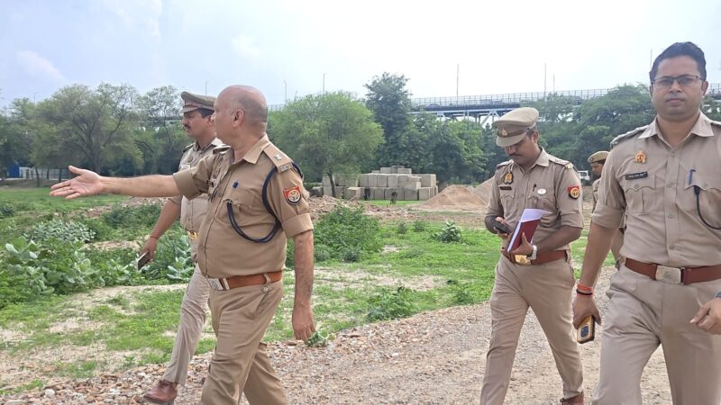 गुरु पूर्णिमा से पूर्व एडीसीपी ने पड़ाव आश्रम का किया निरीक्षण