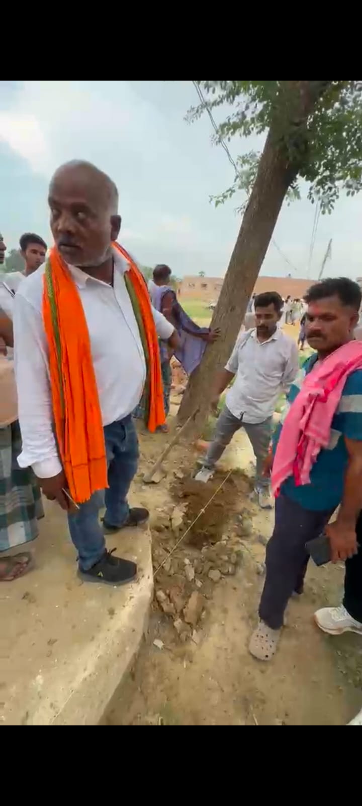 लोहता : राजस्व टीम के सीमांकन से किसानों को राहत