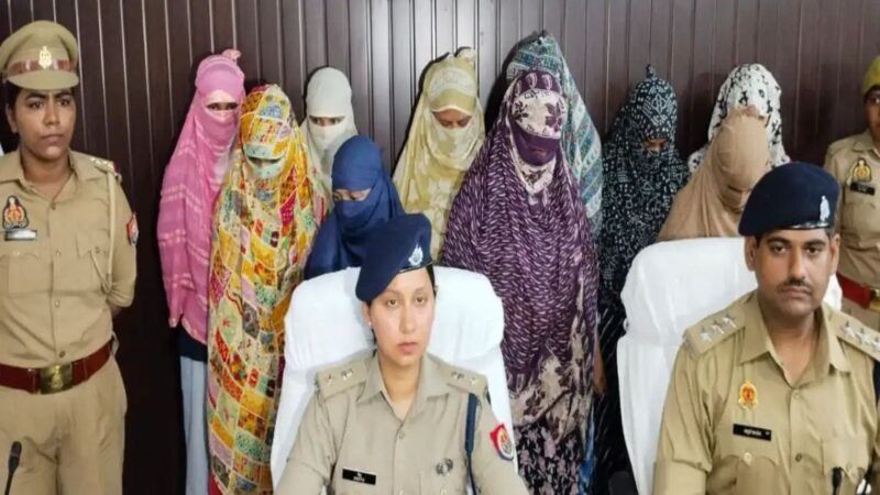 फर्जी मैट्रिमोनियल कंपनी बना शादी का झांसा देकर ठगी करने वाली 10 महिलाएं गिरफ्तार