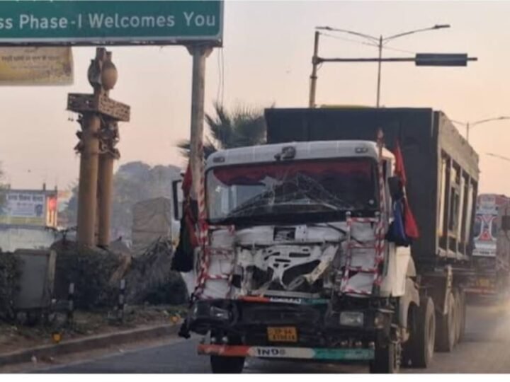 रिंग रोड फेज-2 पर भीषण सड़क हादसा, ट्रक चालक की मौत