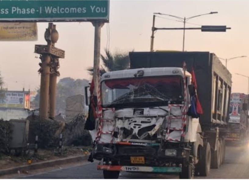 रिंग रोड फेज-2 पर भीषण सड़क हादसा, ट्रक चालक की मौत