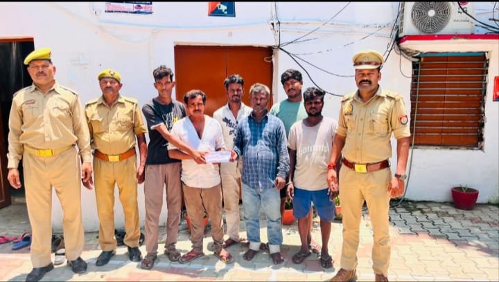 ऑपरेशन चक्रव्यूह: कैंट पुलिस ने जुए के अड्डे पर मारा छापा